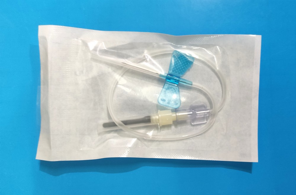 Игла-бабочка однор. G23 для вливания в малые вены(с 1-й иглой)