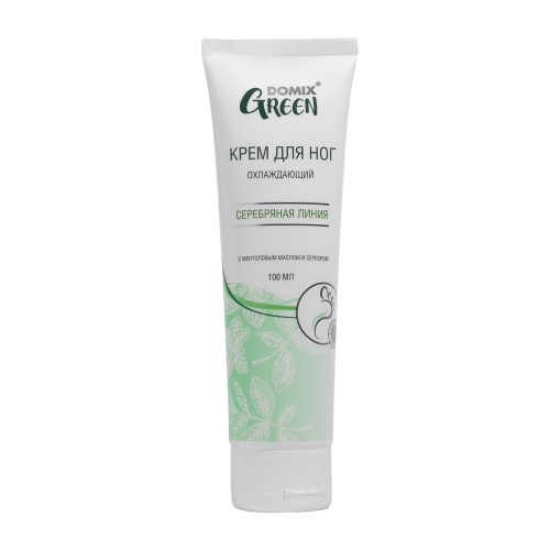 Крем для ног охлаждающий с ментоловым маслом и серебром 100мл.DGP