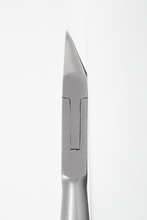Кусачки Silver Star АТ-1207 маникюрные для ногтей для вросшего ногтя прямое лезвие (12мм)