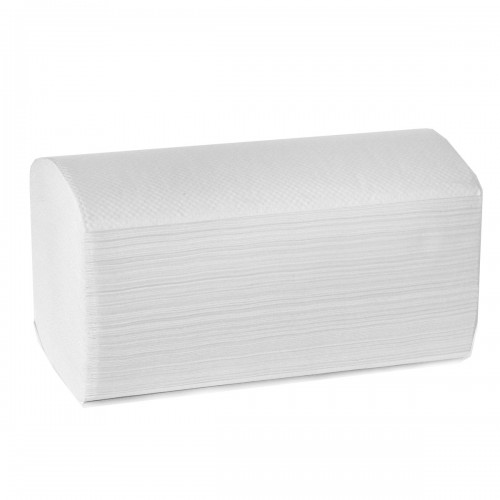 Полотенце бумажное 200 л. V-сложение 22*23 1 слойные белые Мягкоff 35гр.