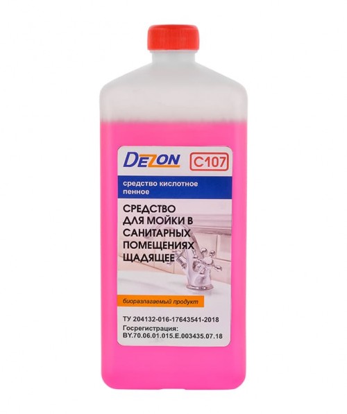 Средство для мойки санитарных зон кислотное пенное ДЕЗОН 750 мл С107