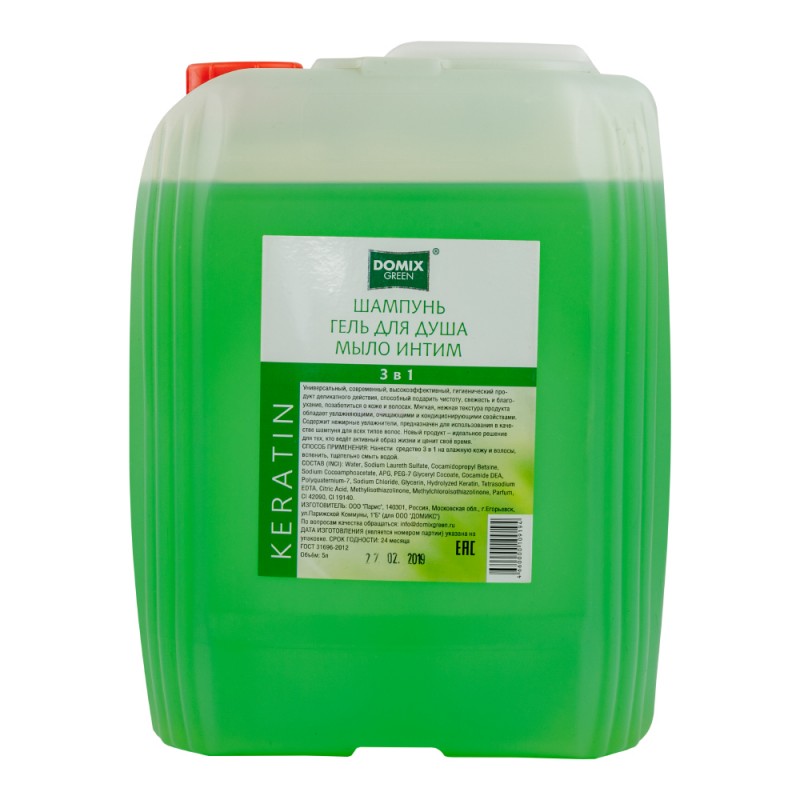 Шампунь-гель для душа-мыло интим 3 в 1 5 литров DGP