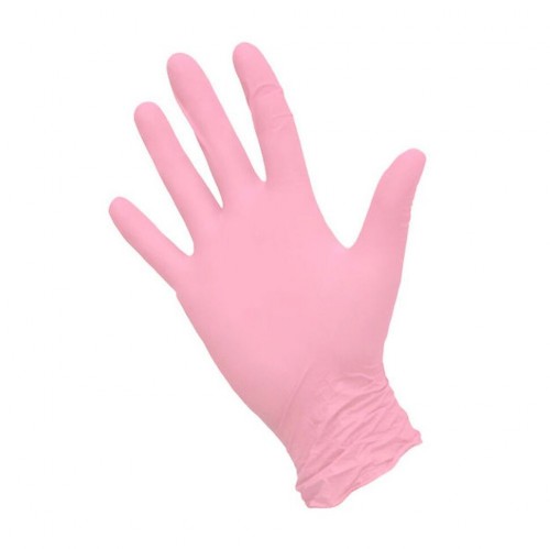 Перчатки нитриловые Nitrile(NitriMAX) р.S розовые №50