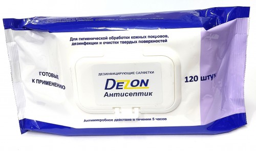 Дезон-антисептик салфетки № 120 мягкая упак