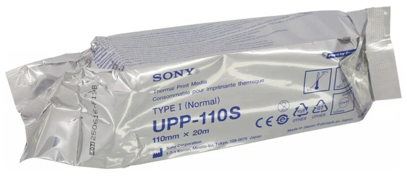 Бумага для УЗИ UPP-110S SONY 110х20 (Orig) 10 шт/уп