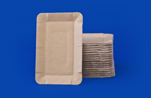 Тарелка картонная прямоугольная № 100