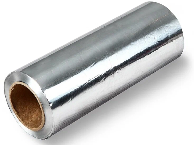 Фольга 12см.х 25 м. 16 мкм.серебро(без коробки)