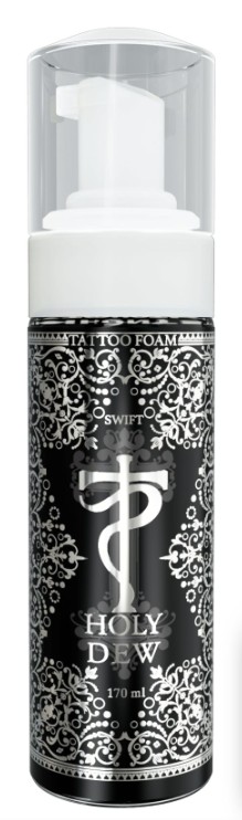 Пенка антибактериальная для очищения кожи в процессе нанесения Holy Dew Swift, 170 мл. Tattoo Pharma