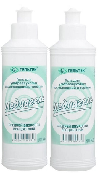 Гель для УЗИ высокой вязкости прозрачный МЕДИАГЕЛЬ 250 гр