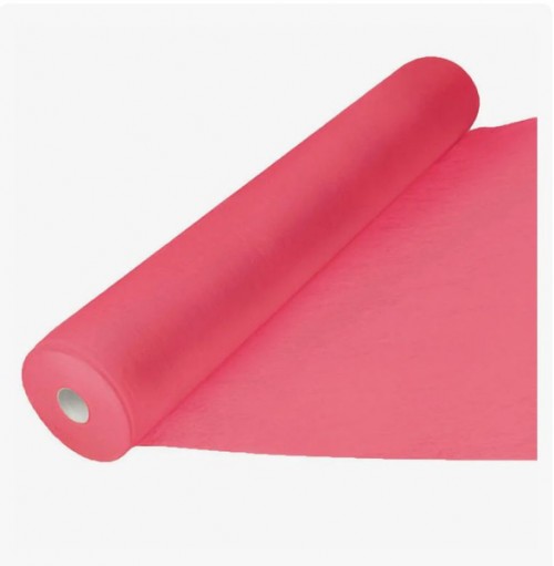 Простыня однораз. шир.80см.х200см в рулоне красный №100