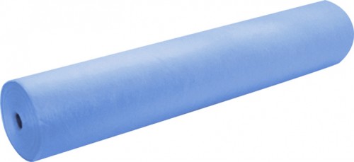 Простыня однораз.пл.12 шир.70см.х200см в рулоне голубые №100