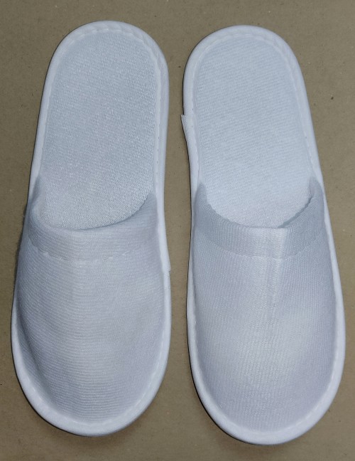 Тапочки гостиничные наворсованная махра ЗАКРЫТ. МЫСОМ подошва ЭВА 3мм