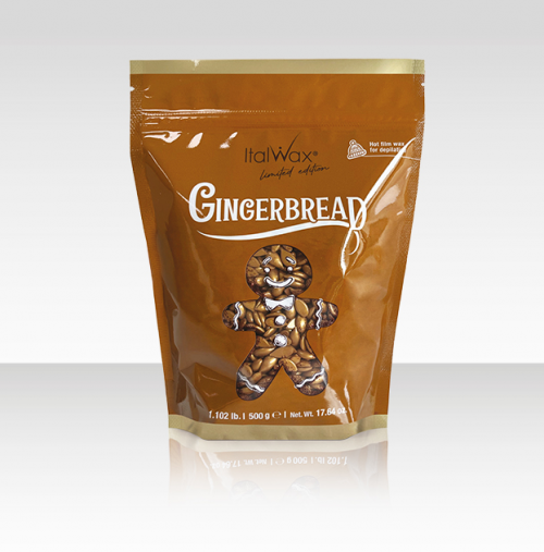 Воск горячий гранулы (пленочный) Имбирный пряник ITALWAX 500гр.