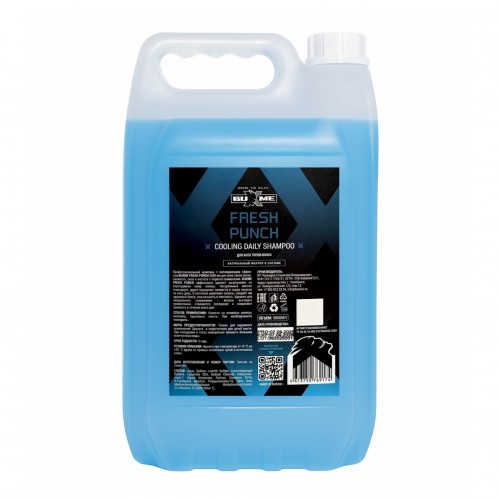 Шампунь для волос мужской с охлаждающим эффектом 5000мл Fresh Punch BUXME