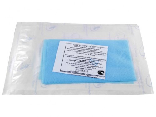 Салфетка 45х45 ламиниров. стер. пл 40